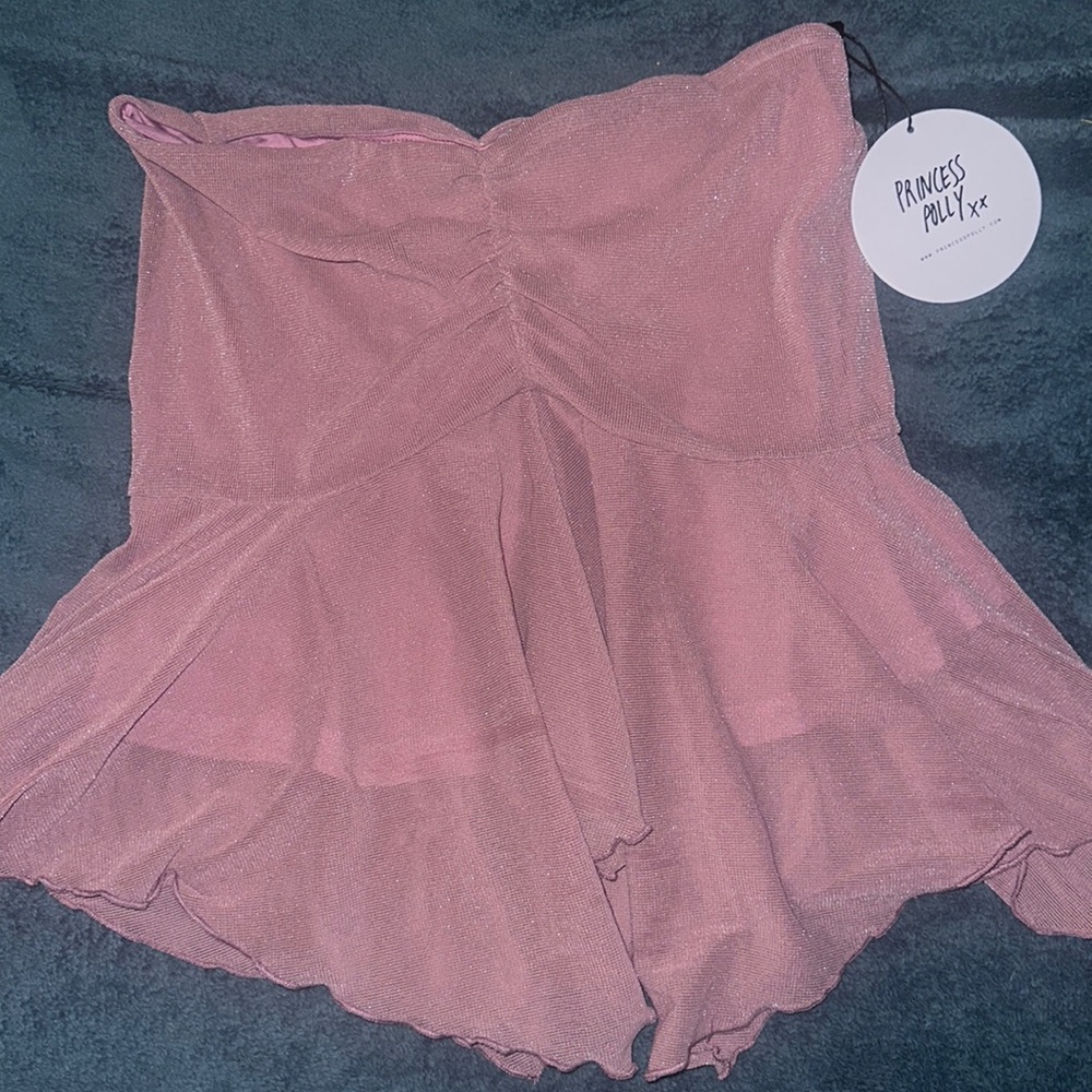 Princess Polly, size 8, shimmery, pink fairy skirt.